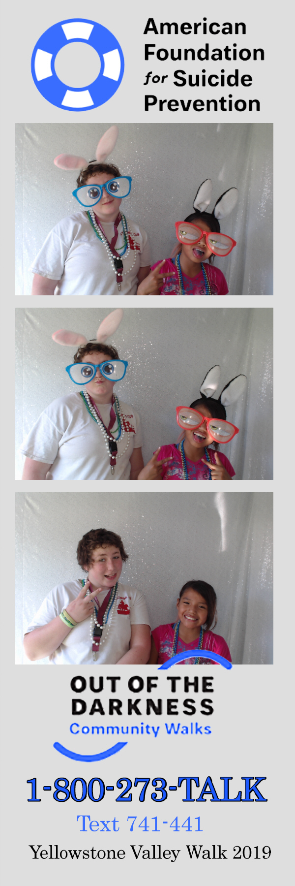 Out of the Darkness Walk 2019 | View more photos from the event at gallery.photoboothbillings.com/u/PhotoBoothBillings/Out-of-the-Darkness-Walk-2019